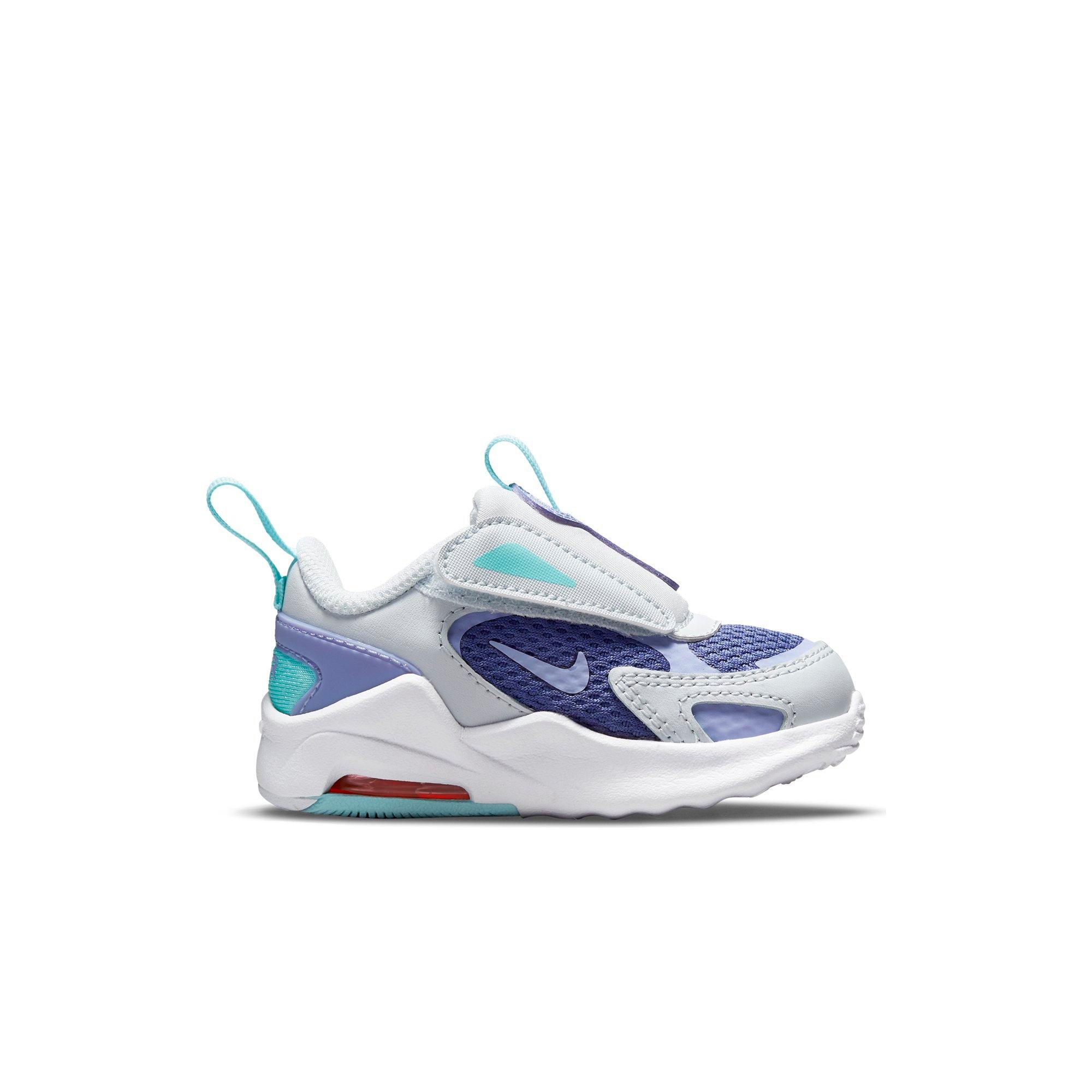 Nike Air Max Bolt Toddler Girls' Velcro Casual Shoe - Grey/Purple